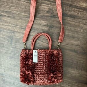 Ann Taylor LOFT Raffia Purse